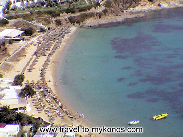 PSAROU BEACH - Psarou is one from the popular beaches of the island.