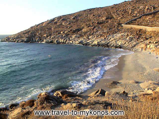 KAPARI BEACH - The rocks are protecting the little beach and make her to seem more beautiful.