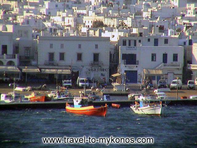 MYKONOS GIALOS - Gialos: a picturesque spot of Chora.