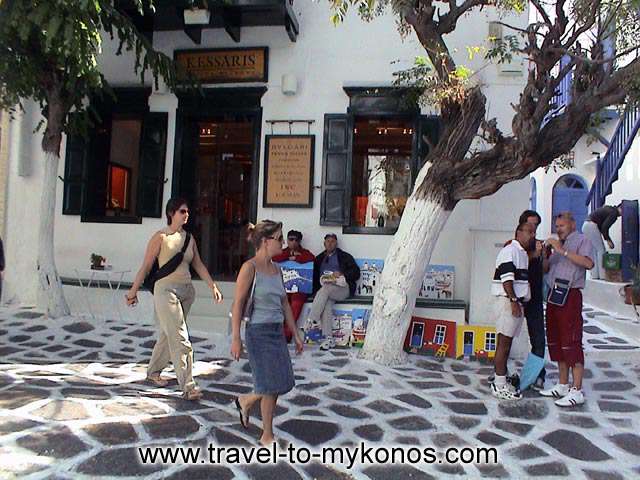 MYKONOS CHORA - Walk around to the roads of the city and have a look at the tourist shops.