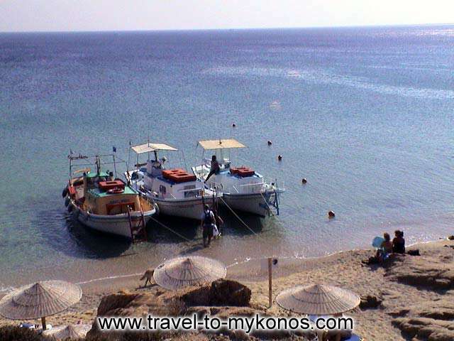 BOATS - Boats in the sea in Elia beach.