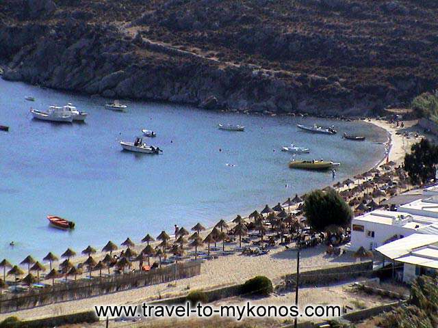 PSAROU BEACH - Psarou is found in a area with natural beauties.