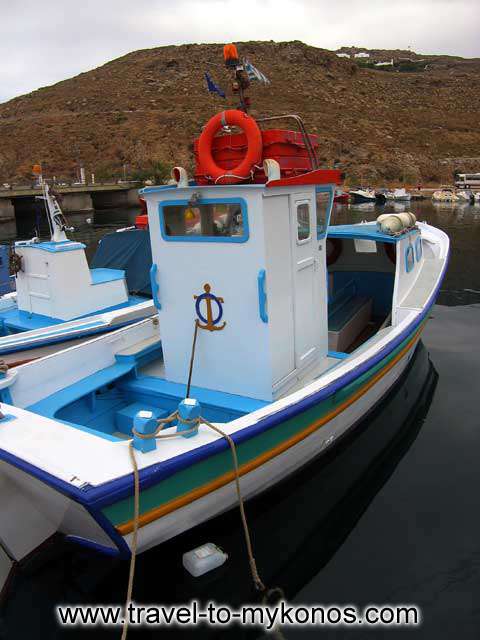 FISHING BOAT - One of the many fishing boats in Tourlos