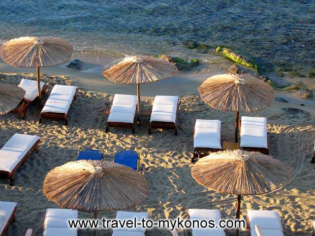 UMBRELLAS - Part of Platis Gialos beach