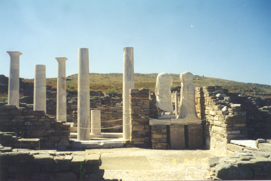 DELOS - Delos, according the mythology is the island that god Appolonas and his twin sister Artemis were born.