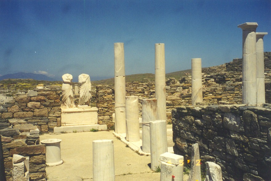 DELOS STATUES - The excavations have brought in the light a lot of important discoveries.