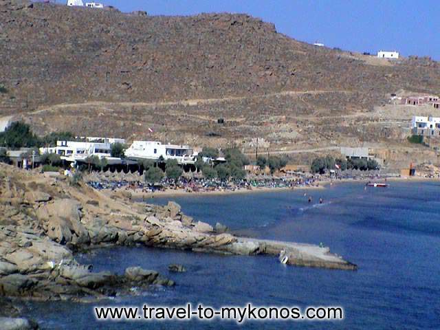 PARADISE BEACH - Paradise beach is found in the southern side of Mykonos and is the most famous of  the island.