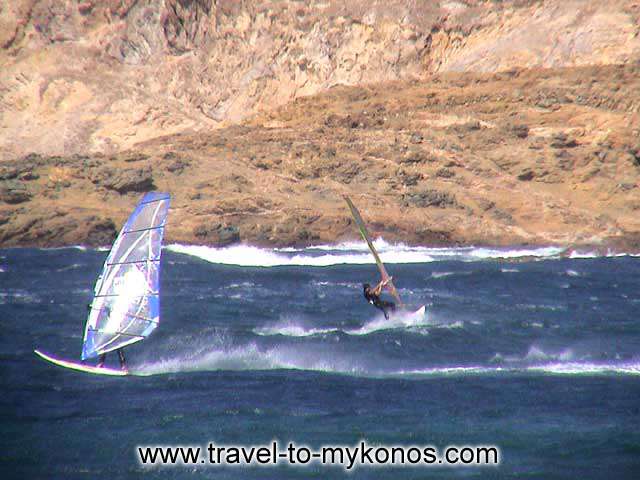 WINDSURFING - Ftelia is considered ideal for windsurfing, because of the winds and the marine currents.