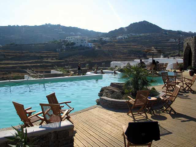 Panorama view of the swimming pool CLICK TO ENLARGE