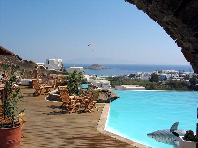The view from the pool roof CLICK TO ENLARGE