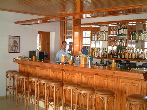 The bar of Aeolos hotel CLICK TO ENLARGE