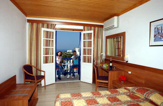 A double room at New Aeolos hotel CLICK TO ENLARGE