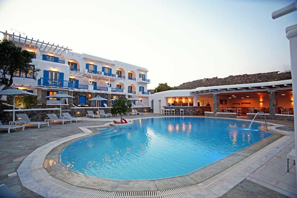 ARGO HOTEL IN  Platis Gialos Mykonos Cyclades islands