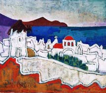 ORAMA ART GALLERY IN  MYKONOS (CHORA)