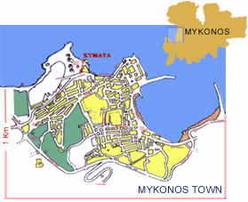KYMATA - HOTELS IN MYKONOS CITY (CHORA) MYKONOS GREECE